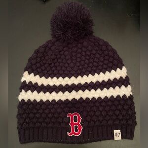 Red Sox Women’s Winter PomPom Hat